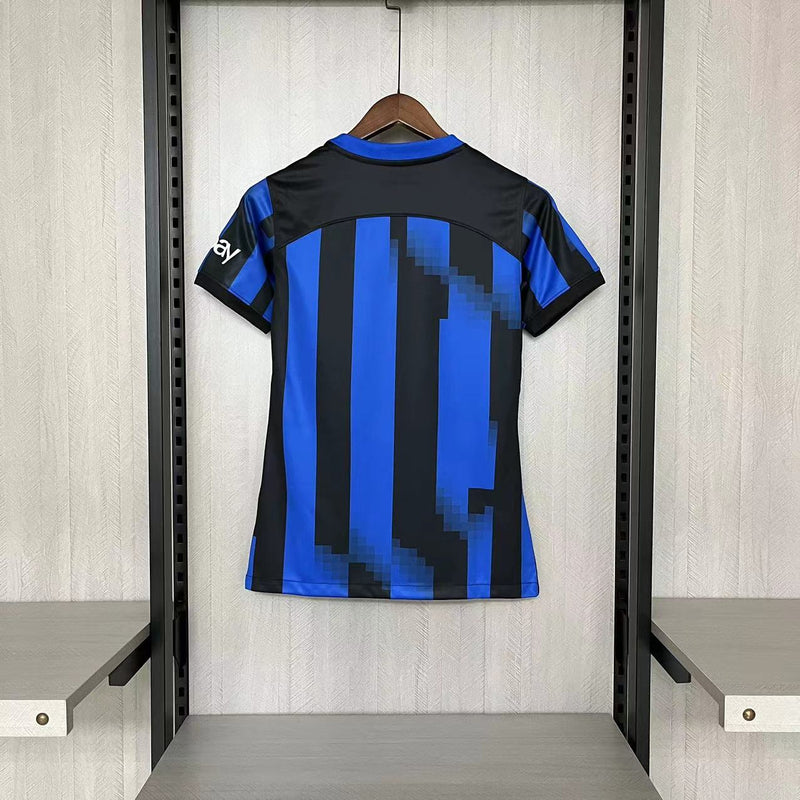 Camisa I Inter de Milão | 23/24 Torcedor Nike - Azul e Preta - Feminina