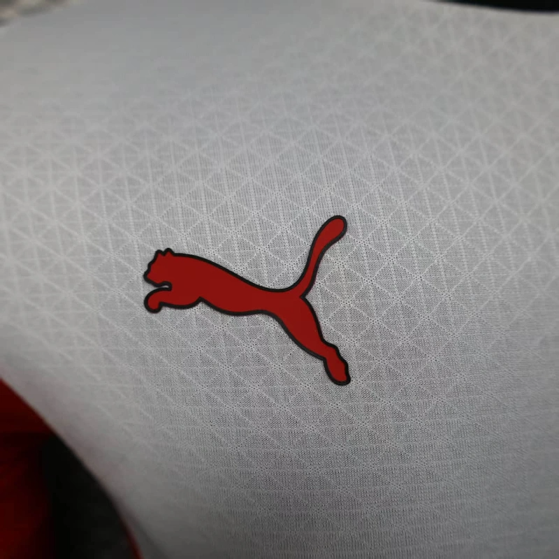 Camisa II Milan | 25/26 Jogador Puma - Branca e Vermelha