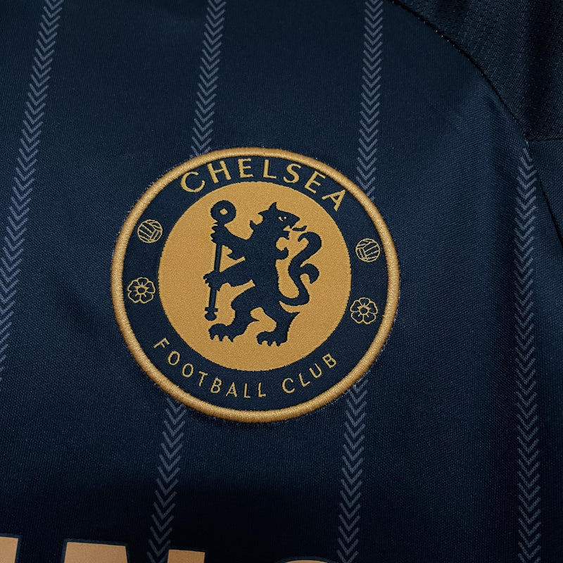 Camisa II Chelsea Retrô | 10/11 Torcedor Adidas - Preta e Amarela