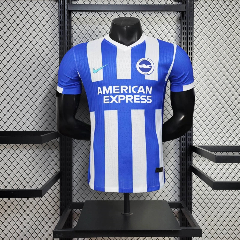 Camisa I Brighton | 25/26 Modelo Jogador Nike - Branca e Azul
