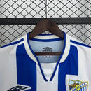 Camisa I Málaga Retrô | 04/06 Umbro - Azul e Branca