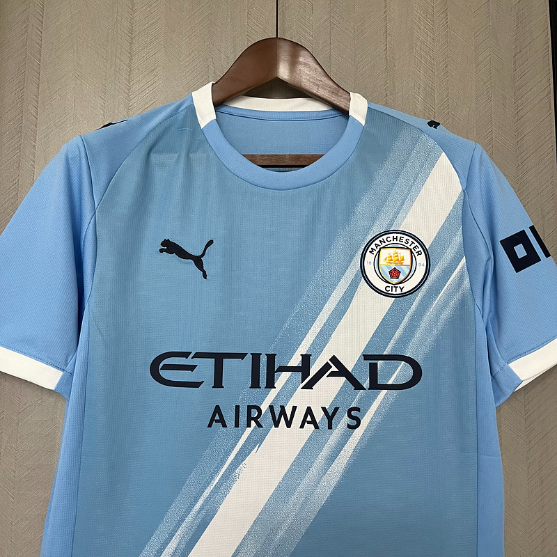 Camisa I Manchester City | 25/26 Torcedor Puma - Azul e Branca