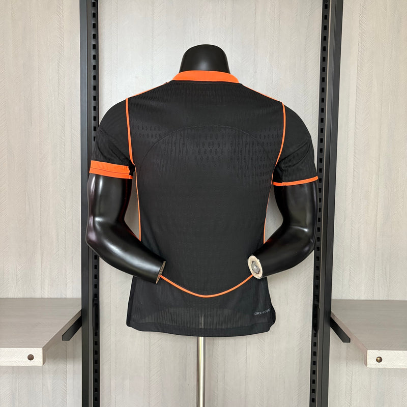 Camisa III Corinthians | 25/26 Jogador Nike - Preta e Laranja