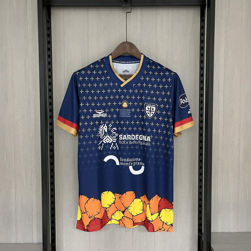 Camisa Edição Especial Cagliari | 23/24 Torcedor EYE - Colorida