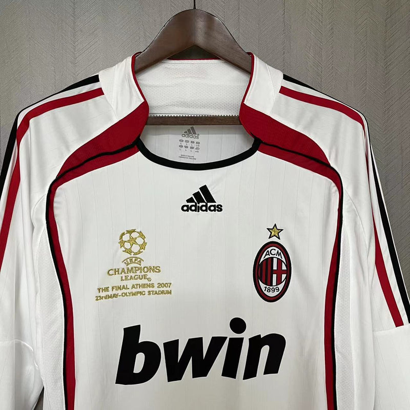 Camisa II Milan Retrô | 06/07 Adidas - Branca - Manga Longa
