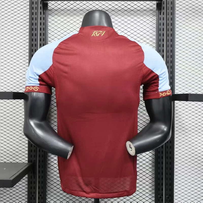 Camisa I Aston Villa | 25/26 Modelo Jogador Adidas - Vinho e Azul
