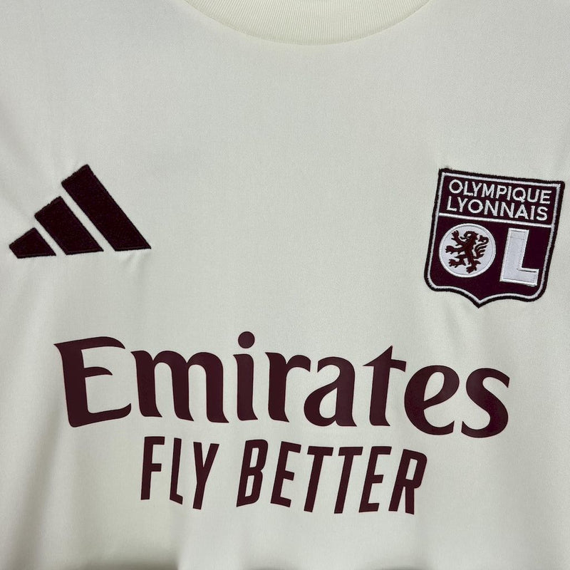 Camisa III Lyon | 24/25 Torcedor Adidas - Branca e Vermelha