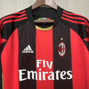Camisa I Milan Retrô | 10/11 Adidas - Vermelha e Preta