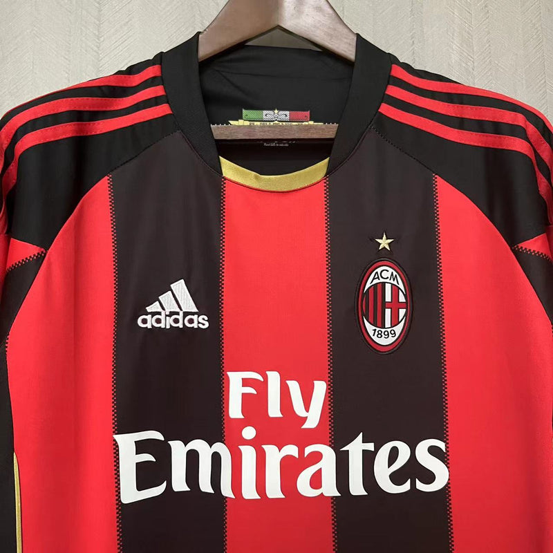 Camisa I Milan Retrô | 10/11 Torcedor Adidas - Vermelha e Preta