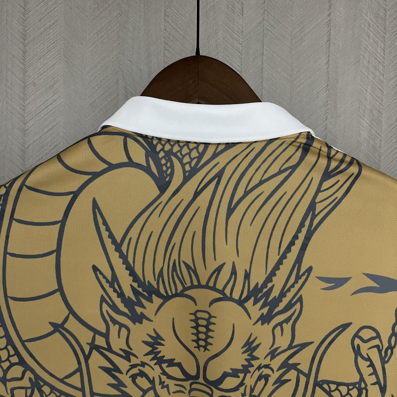Camisa Chinese Dragon Real Madrid | 23/24 Torcedor Adidas - Dourada