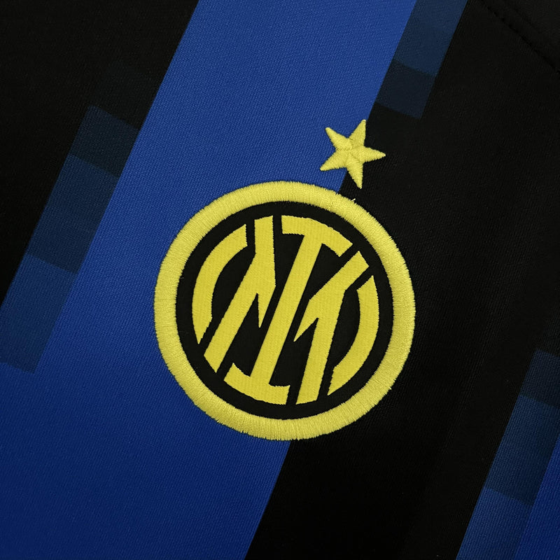 Camisa I Inter de Milão | 23/24 Torcedor Nike - Azul e Preta - Paramount