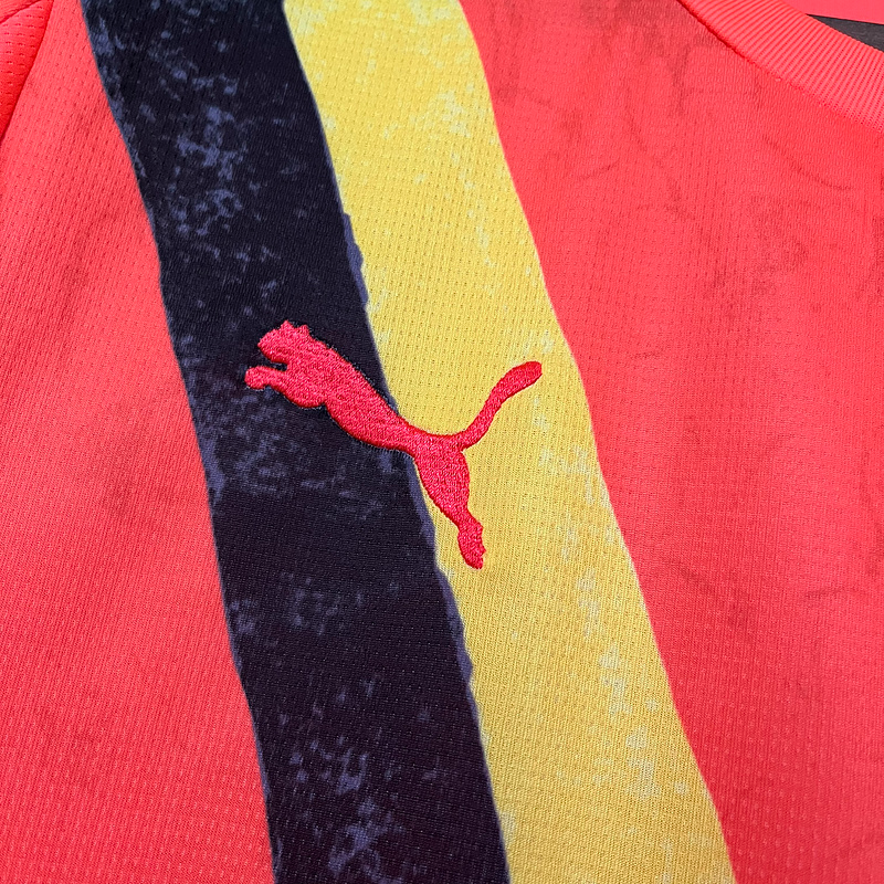 Camisa Goleiro Manchester City | 2025 Torcedor Puma - Laranja Amarela e Preta