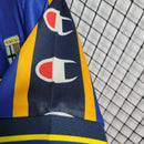 Camisa I Parma Retrô | 01/02 Champion - Azul e Amarela