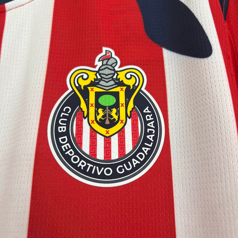 Camisa I Chivas Guadalajara | 25/26 Torcedor Puma - Vermelha e Branca