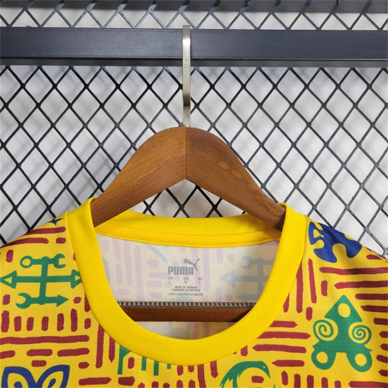 Camisa Pré Jogo Gana | 24/25 Torcedor Puma - Amarela