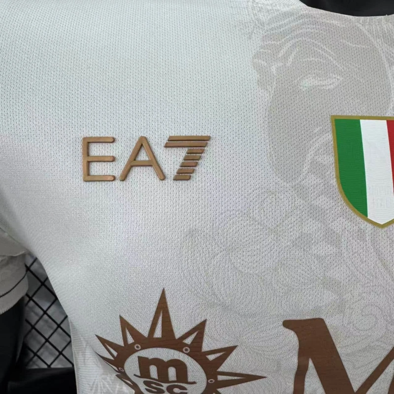 Camisa II Napoli | 25/26 Modelo Jogador EA7 - Branca