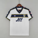 Camisa I Parma Retrô | 01/02 Champion - Branca e Azul