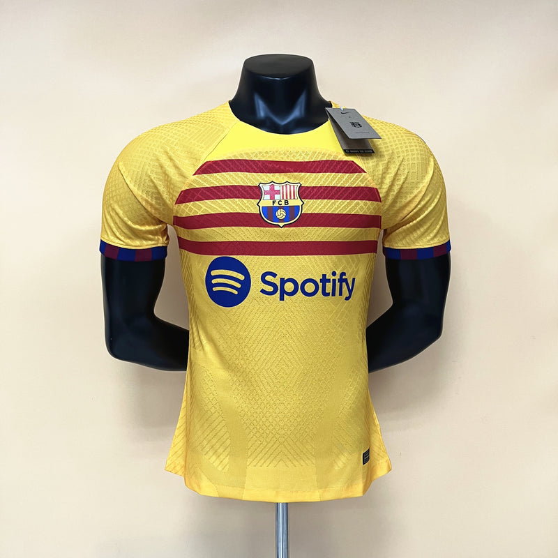 Camisa IV Barcelona | 23/24 Modelo Jogador Nike - Amarela