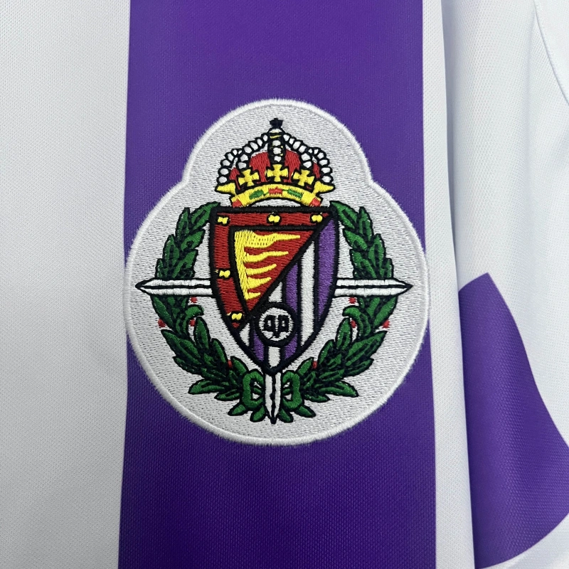 Camisa I Real Valladolid Retrô | 95/96 Kelme - Roxa e Branca