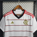 Camisa II Flamengo | 23/24 Torcedor Adidas - Branca e Vermelha