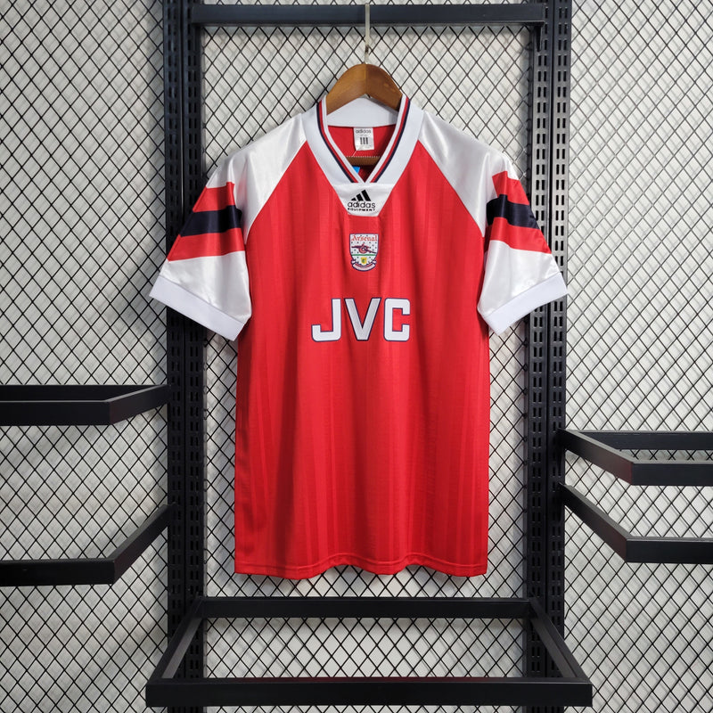 Camisa I Arsenal Retrô | 92/93 Adidas - Vermelha e Branca