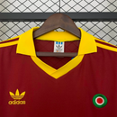 Camisa I Roma Retrô | 91/92 Adidas - Vermelha e Amarela