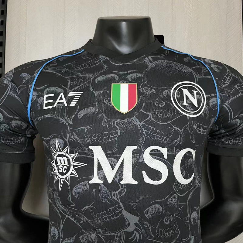 Camisa Edição Especial Napoli | 23/24 Modelo Jogador EA7 - Preta
