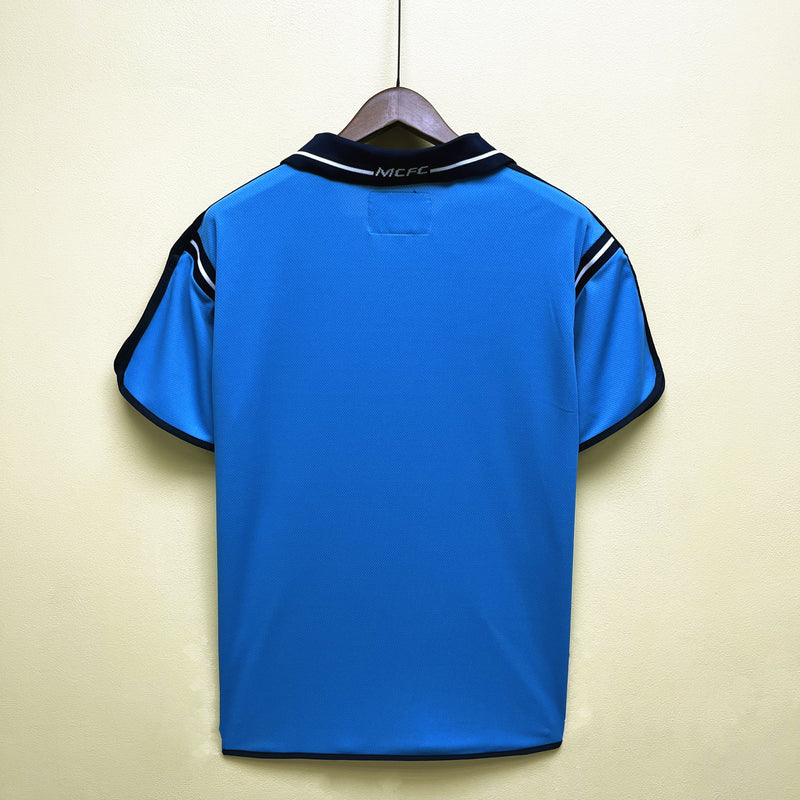 Camisa I Manchester City Retrô | 02/03 Torcedor Le Coq Sportif - Azul