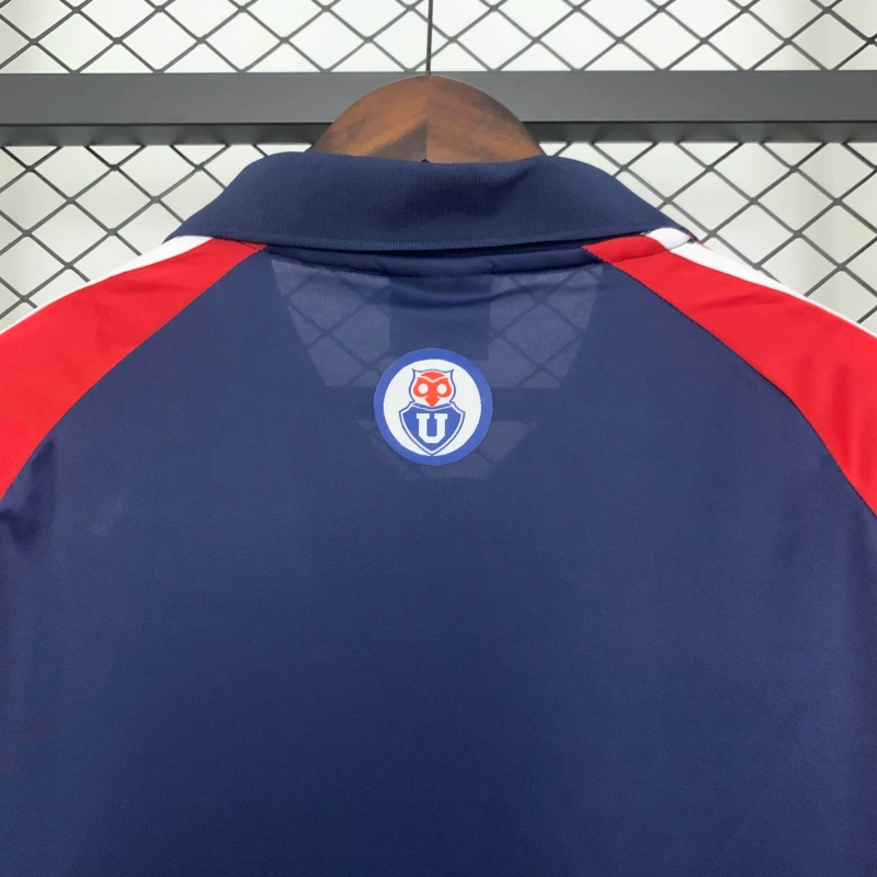 Camisa I Universidad de Chile Retrô | 01/02 Adidas - Azul e Vermelha