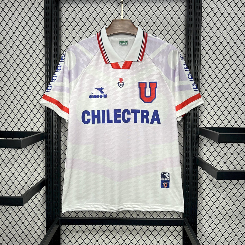 Camisa II Universidad de Chile Retrô | 1996 Diadora - Branca