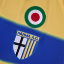 Camisa I Parma Retrô | 99/00 Champion - Azul e Amarela