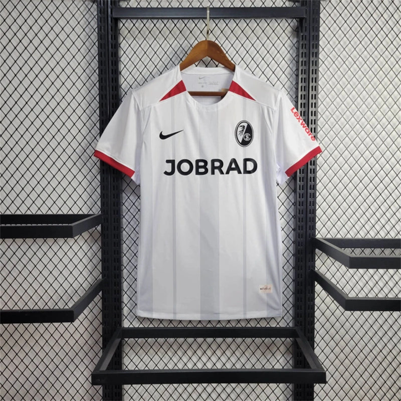 Camisa II SC Freiburg | 24/25 Torcedor Nike - Branca e Vermelha