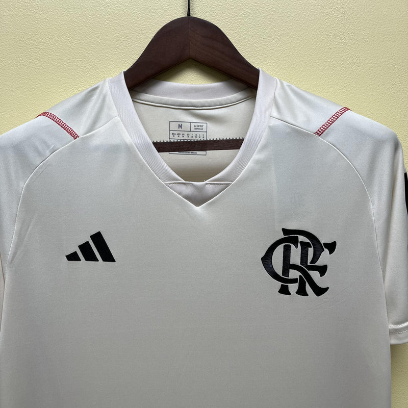 Camisa de Treino Flamengo | 23/24 Torcedor Adidas - Off White