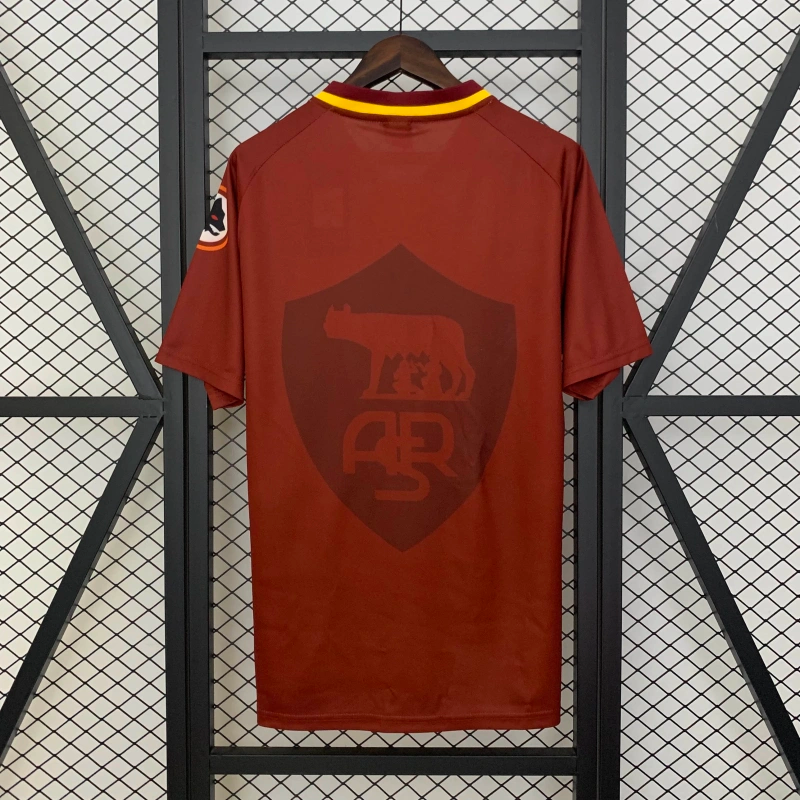 Camisa I Roma Retrô | 97/98 Diadora - Vermelha e Amarela