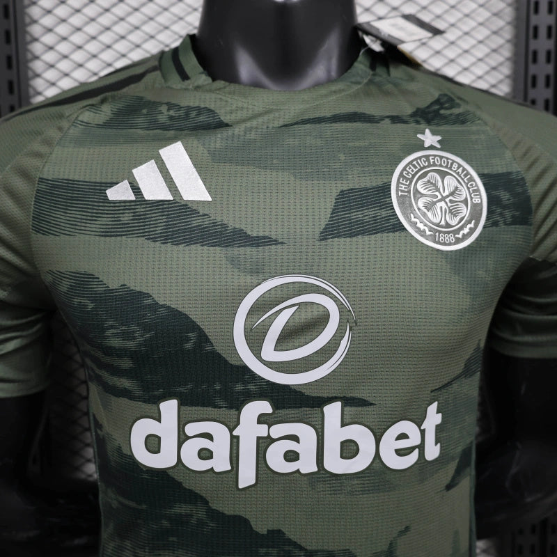 Camisa III Celtic | 24/25 Modelo Jogador Adidas - Verde e Preta