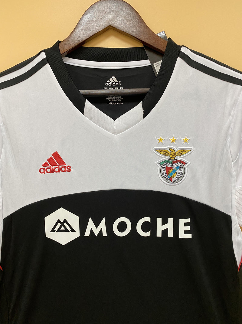 Camisa II Benfica Retrô | 13/14 Torcedor Adidas - Preta e Branca