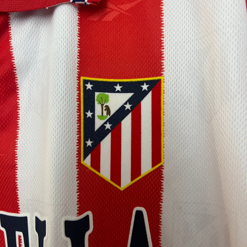 Camisa I Atlético de Madrid Retrô | 98/99 Reebok - Vermelha e Branca