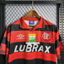 Camisa I Flamengo Retrô | 1995 Umbro - Vermelha e Preta