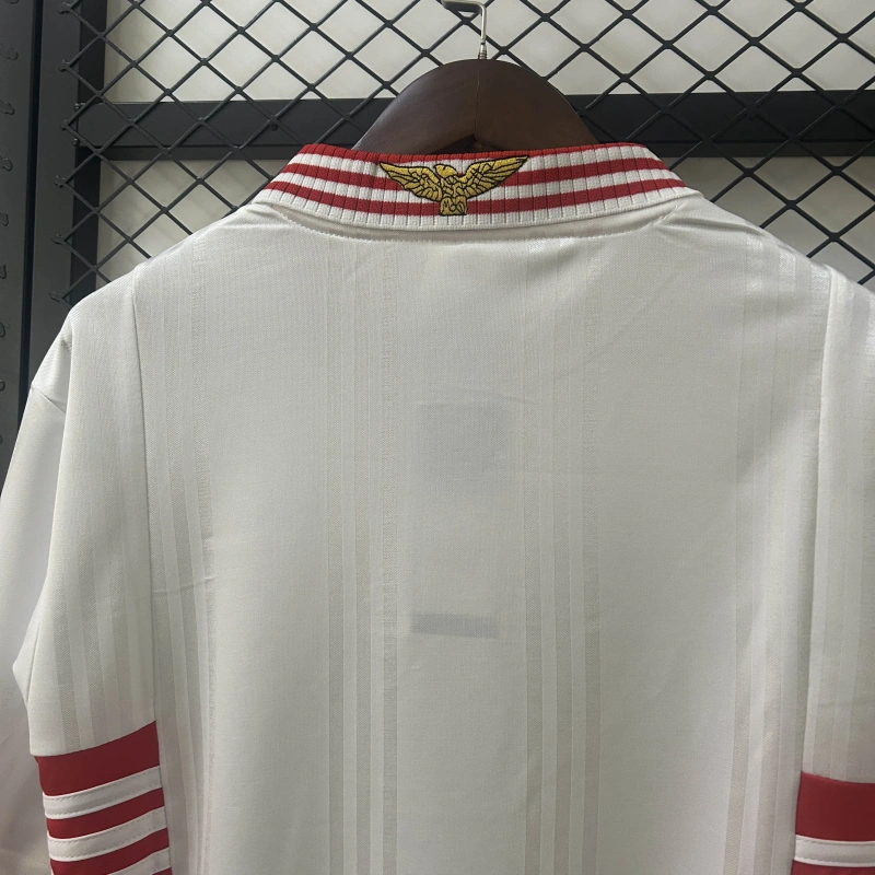 Camisa II Benfica Retrô | 97/98 Adidas - Branca e Vermelha