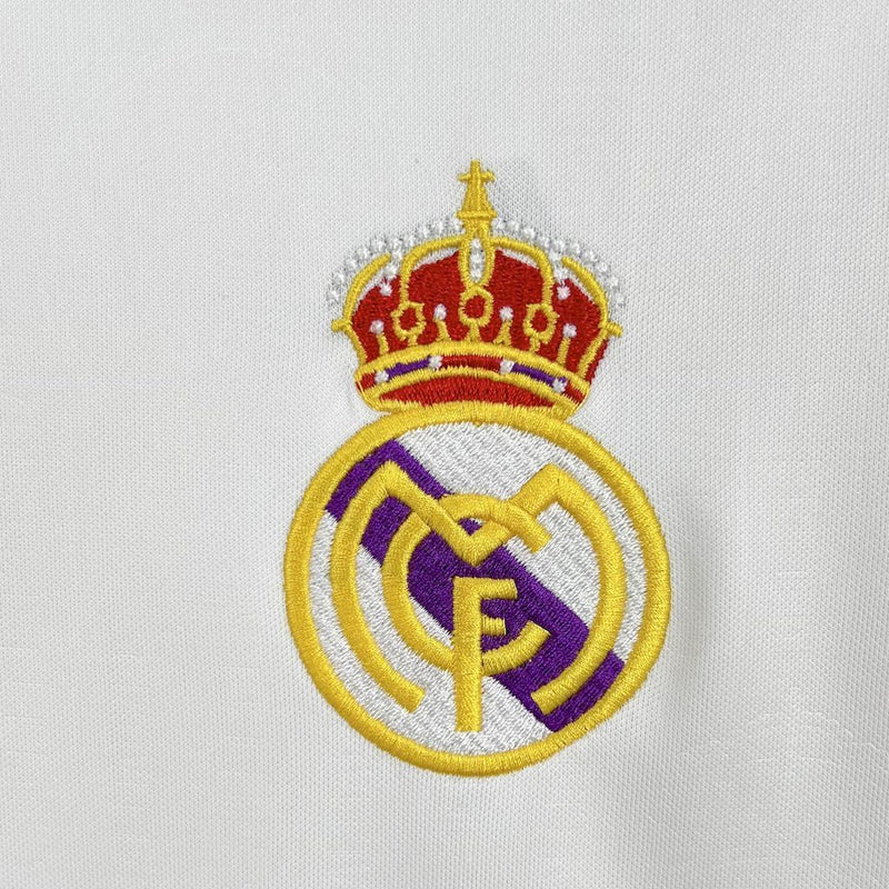 Camisa I Real Madrid Retrô | 96/97 Kelme - Branca