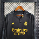 Camisa III Real Madrid | 23/24 Torcedor Adidas - Preta - Manga Longa
