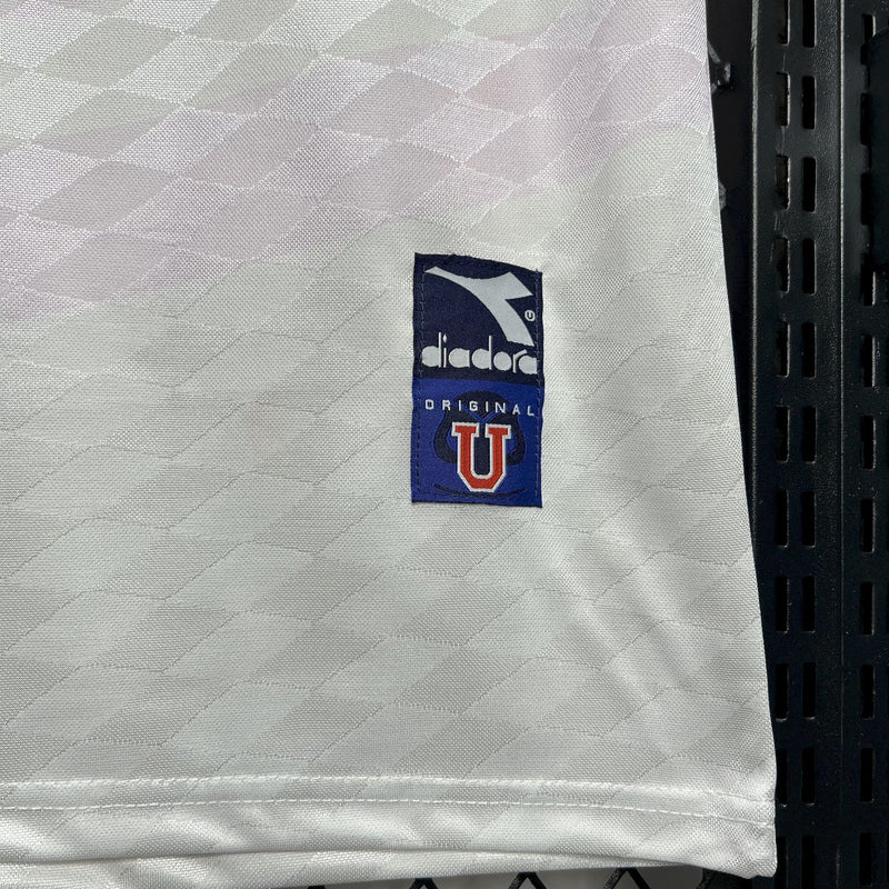 Camisa II Universidad de Chile Retrô | 1996 Diadora - Branca