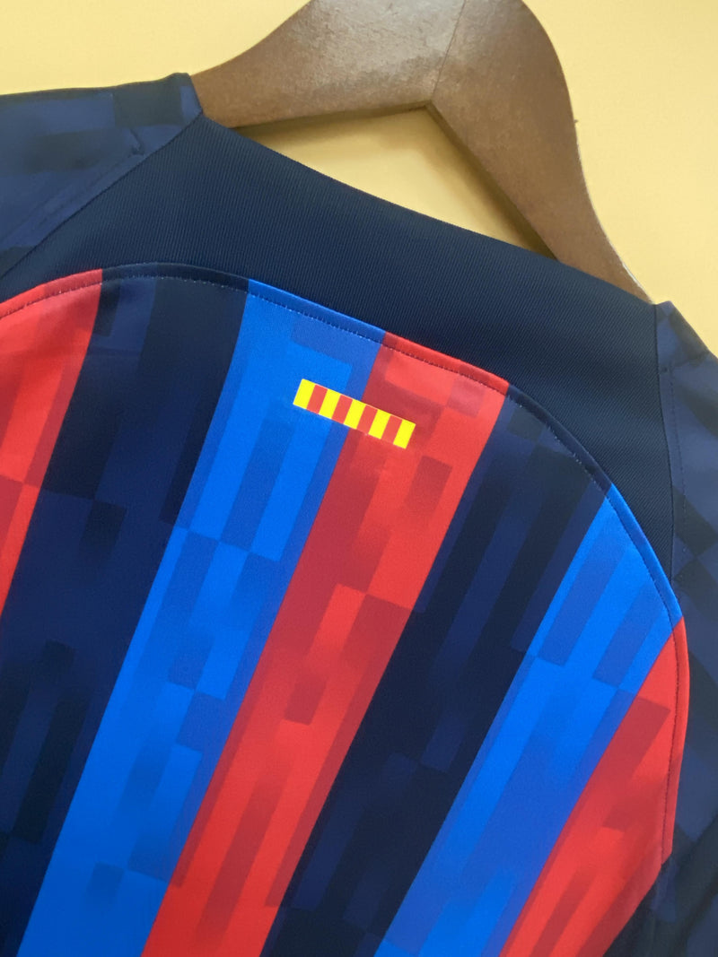 Camisa I Barcelona | 22/23 Torcedor Nike - Azul e Vermelha