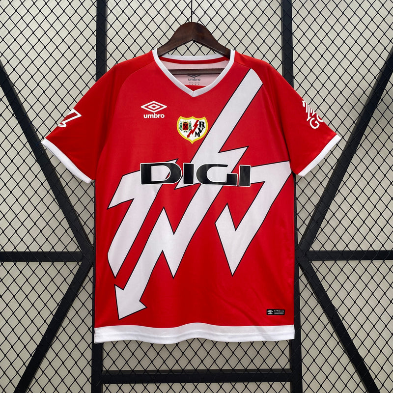 Camisa II Rayo Vallecano | 24/25 Torcedor Umbro - Vermelha e Branca