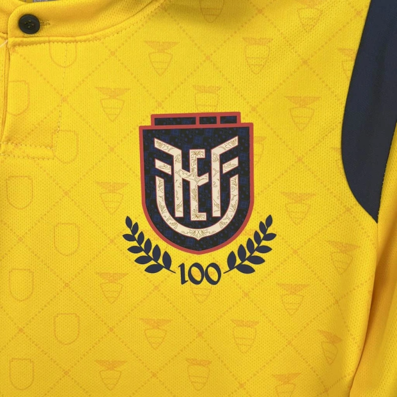 Camisa I Equador | 2025 Torcedor Marathon - Amarela e Azul