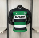 Camisa I Sporting | 24/25 Modelo Jogador Nike - Verde Preta e Branca