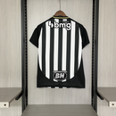 Camisa I Clube Atlético Mineiro | 25/26 Torcedor Adidas - Branca e Preta - Feminina (Patrocínios)
