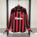 Camisa I Milan Retrô | 06/07 Adidas - Vermelha e Preta - Manga Longa