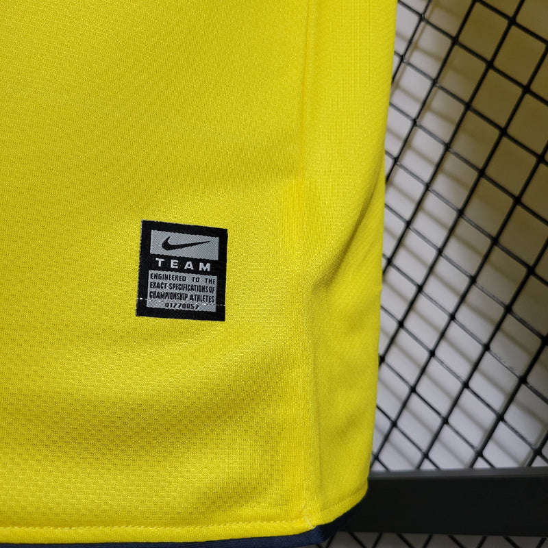 Camisa II Barcelona Retrô | 08/09 Nike - Amarela - Manga Longa