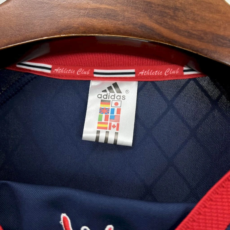 Camisa II Athletic Bilbao Retrô | 99/00 Adidas - Azul e Vermelha